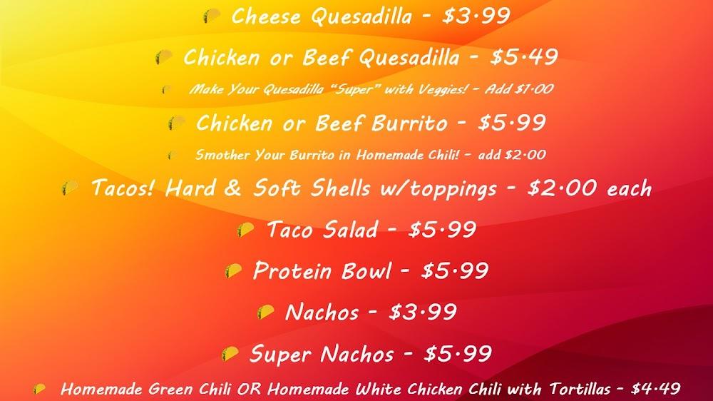 Rusty's Corner (CWC's Food Court) Menu image 2