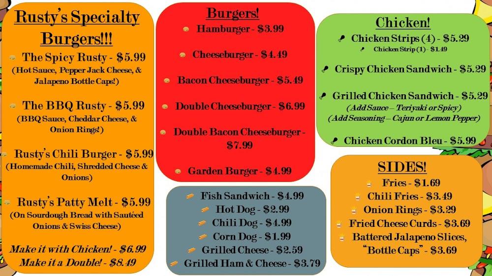 Rusty's Corner (CWC's Food Court) Menu image 4